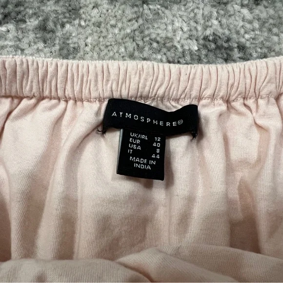 Light Pink Crochet Cropped Tube Top - Picture 6 of 8